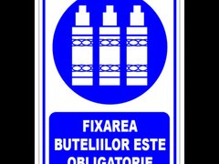 Indicator fixarea buteliilor este obligatorie